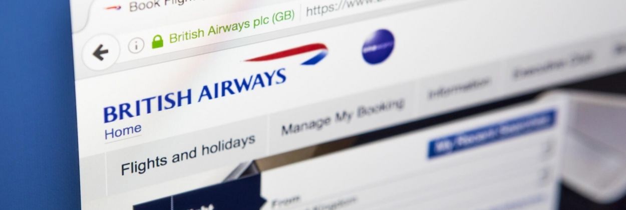 British Airways otrzymuje 20 milionów funtów grzywny za dopuszczenie do cyberprzestępstwa.