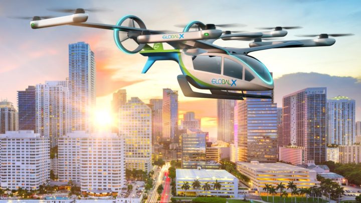 Global Crossing Airlines zamówiły 200 taksówek powietrznych EVE eVTOL na 2026 rok